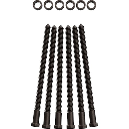 Ekena Millwork Premium 1/2" Barn Door Flat Track Extension Hardware for 1 3/8" Door, Bronze Texture GB60013EBZ
